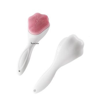 Εγχειρίδιο Cute Cat Paw Silicone Face Scrubber Brush Deep Cleansing Facial Deep Cleansing Makeup Removal Blackhead Pore Exfoliating Brush