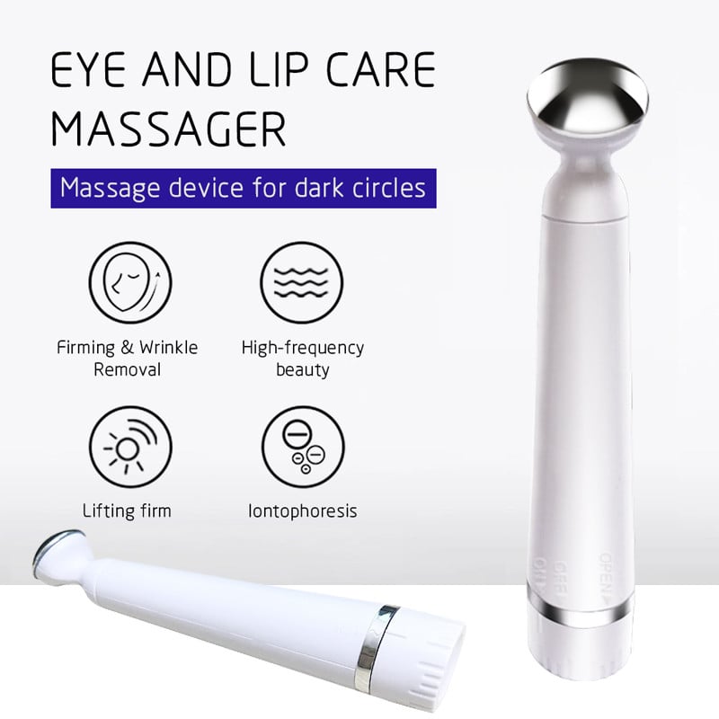 Mini Eye Care Beauty Tool Eyes Massager Pen Anti Dark Circle Aging Ráncok Világosít Arc Száj Szem Vonalak Vibrációs Masszázs Toll