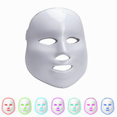 Led Facial Mask Photon Light Therapy 7 Colors Led Mask Teljes arckezelés Bőrápoló Fiatalító Gold Photo Machine