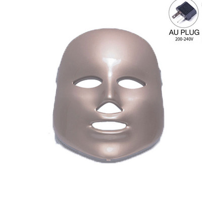 Led Facial Mask Photon Light Therapy 7 Colors Led Mask Teljes arckezelés Bőrápoló Fiatalító Gold Photo Machine