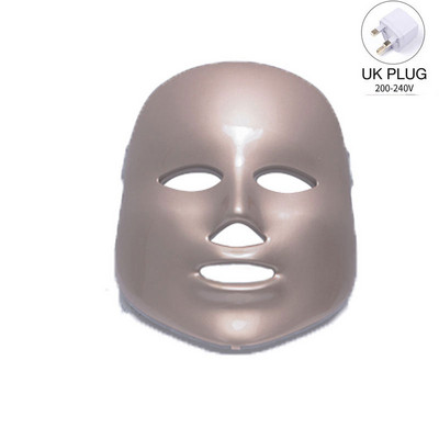 Led Facial Mask Photon Light Therapy 7 Colors Led Mask Teljes arckezelés Bőrápoló Fiatalító Gold Photo Machine