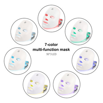 Επαναφορτιζόμενη χειροκίνητη δοκιμή αφής Led Beauty Mask Colorful Photon Quantum Sr Εργαλείο ομορφιάς Συσκευή ομορφιάς προσώπου