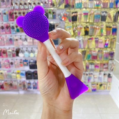 Silikonska četkica za masku za lice, mekana ribalica za čišćenje lica, alat za nanošenje pilinga za njegu kože usana