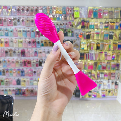 Silikonska četkica za masku za lice, mekana ribalica za čišćenje lica, alat za nanošenje pilinga za njegu kože usana