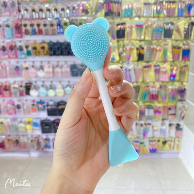 Silikonska četkica za masku za lice, mekana ribalica za čišćenje lica, alat za nanošenje pilinga za njegu kože usana