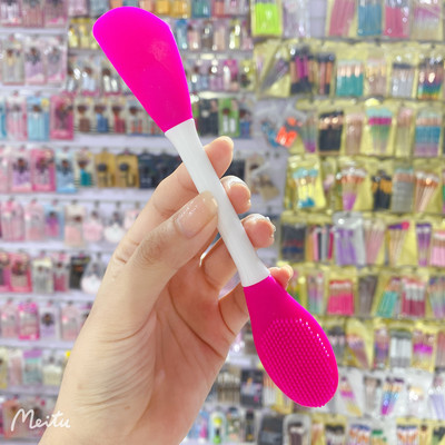 Silikonska četkica za masku za lice, mekana ribalica za čišćenje lica, alat za nanošenje pilinga za njegu kože usana