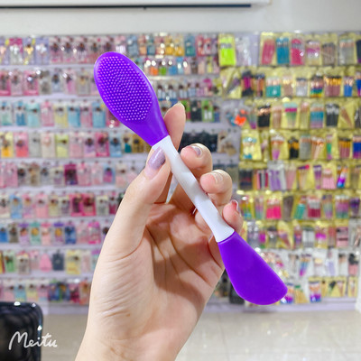 Silikonska četkica za masku za lice, mekana ribalica za čišćenje lica, alat za nanošenje pilinga za njegu kože usana