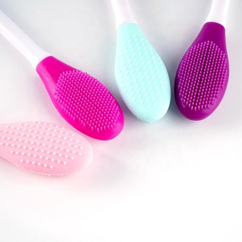 Silikonska četkica za masku za lice, mekana ribalica za čišćenje lica, alat za nanošenje pilinga za njegu kože usana