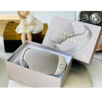 APIYOO EM USB Електрически интелигентен масажор за очи Bluetooth вибрация Нагряван масаж за уморени очи Тъмни кръгове Премахване на грижа за очите