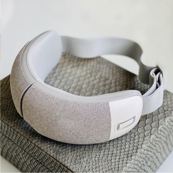 APIYOO EM USB Електрически интелигентен масажор за очи Bluetooth вибрация Нагряван масаж за уморени очи Тъмни кръгове Премахване на грижа за очите