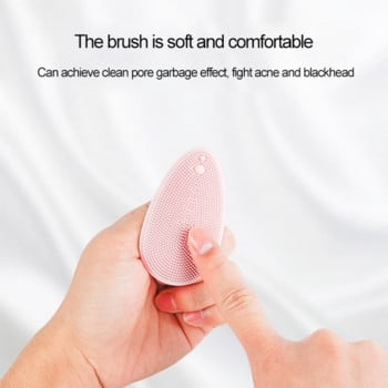 Водоустойчива силиконова четка за почистване на лице Четка за лице - Масажирайте кожата меко докосване дълбоко