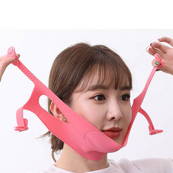 Silicone Face V Shaper Facial Slimming Bandage Relaxation Lift Up Belt Shape Lift Reduce Double Chin Face Thining Band Massage