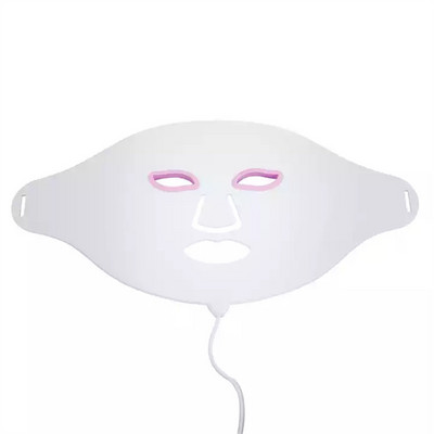 Photon LED 7 színű szilikon arcmaszk LED fényterápiás hajlékony puha szilikon arcmaszk nyakra ránctalanító Ance feszesítő bőrfürdő