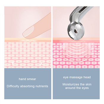 Ролков тип Инструмент за лифтинг на лицето Ръчен масажор за насърчаване на кръвообращението За създаване на V-образен инструмент за артефакт на лице Масажор за очи