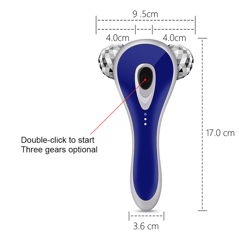 3D arcmasszírozó görgős MicroCurrent arcmasszázs bőremelő karcsúsító ránctalanító gép teljes testformájú arc karcsúsító