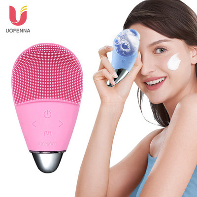 Electric Face Cleanser Brush Massager Deep Pore Facial Cleansing Vibration Skin Care Beauty Tool Αδιάβροχο