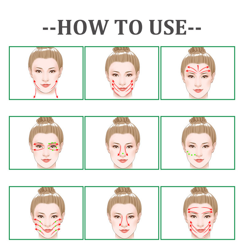 1db Vissza Természetes Obszidián Guasha Gouache Scraper Jade görgős masszírozó arcmasszázshoz Stone Body Beauty karcsúsító bőrápoló eszköz