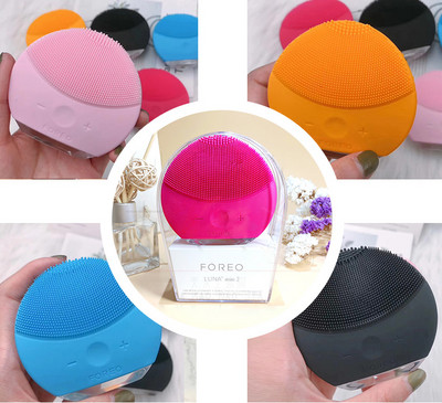 Foreo luna mini2 szilikon arctisztító kefe, valódi LOGO, USB töltés, vízálló, 8-as szint