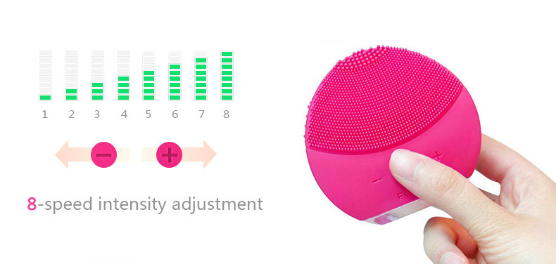 Foreo luna mini2 szilikon arctisztító kefe, valódi LOGO, USB töltés, vízálló, 8-as szint