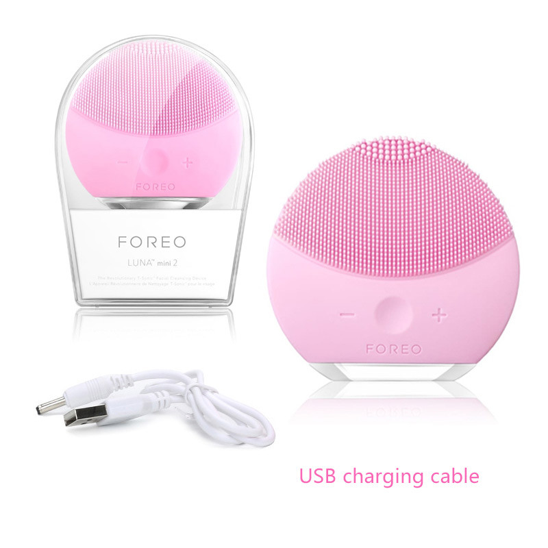 Foreo luna mini2 szilikon arctisztító kefe, valódi LOGO, USB töltés, vízálló, 8-as szint