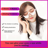 Akių masažuoklis maišeliams ir tamsiems ratams Šoko gražuolės ir moterų priežiūra Karštas kompresas Profesionalūs kosmetikos prietaisai nuo raukšlių