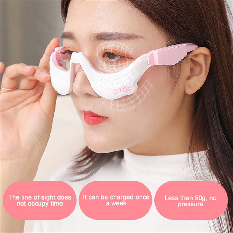 Akių masažuoklis maišeliams ir tamsiems ratams Šoko gražuolės ir moterų priežiūra Karštas kompresas Profesionalūs kosmetikos prietaisai nuo raukšlių