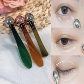 1 vnt Nauja metalinė veido kaukė Spoon Sticks Anti Wrinkle Eye Cream Aplikatorius Maišymo mentelės Eye Cream Masažo lazdelės Grožio įrankis