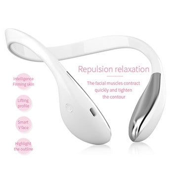 Electric V Face Lifting tool Double Chin Reducer Lifting Facial Slimming Shaping Microcurrent Led Light Devices Neck Massager