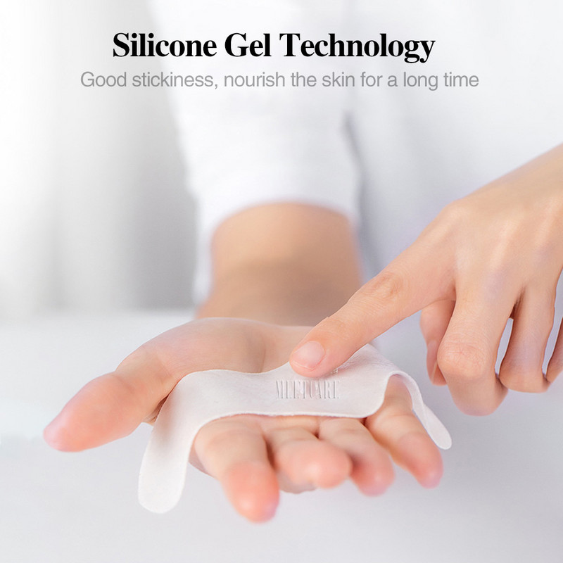 Autocolante cu gel siliconic antirid Întinerirea pielii Față Ochi Ochi Benzi pentru bărbie Plasture pentru lifting facial Anti-îmbătrânire