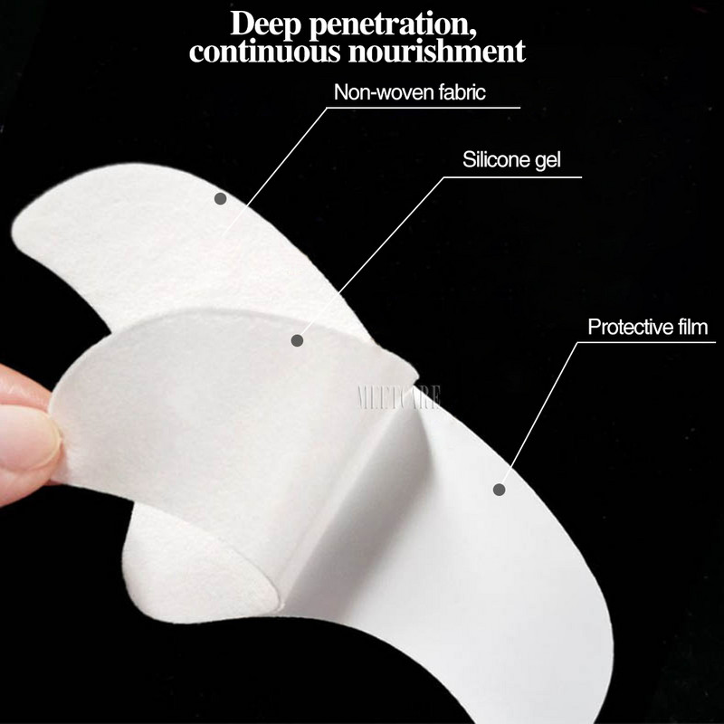 Autocolante cu gel siliconic antirid Întinerirea pielii Față Ochi Ochi Benzi pentru bărbie Plasture pentru lifting facial Anti-îmbătrânire