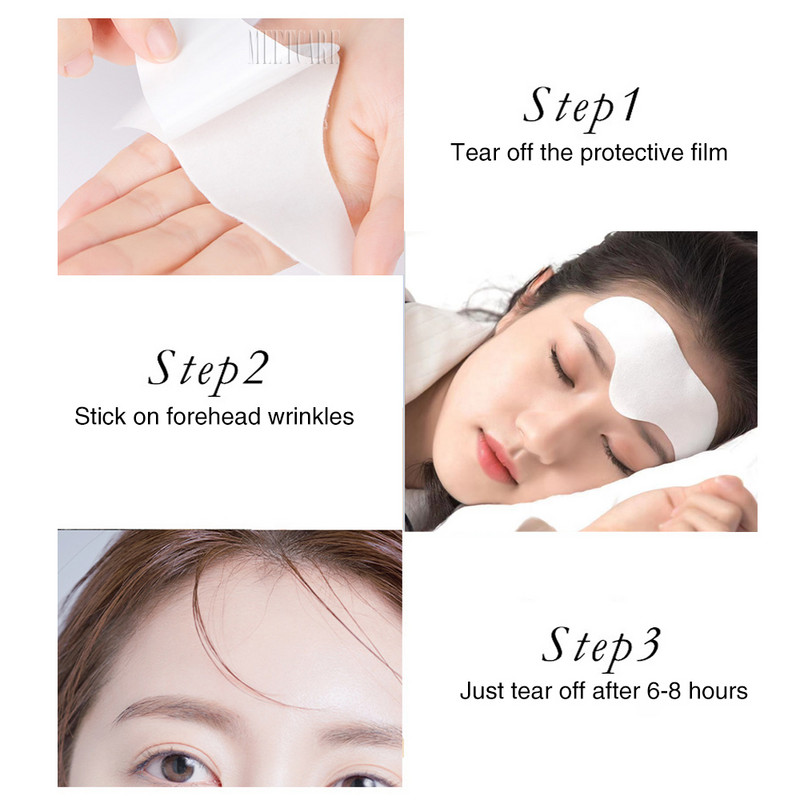 Autocolante cu gel siliconic antirid Întinerirea pielii Față Ochi Ochi Benzi pentru bărbie Plasture pentru lifting facial Anti-îmbătrânire