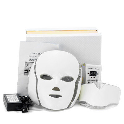 7 Colors Led Facial Mask Face Mask Machine Led Red Light Therapy Bőrfiatalító Led Anti Wrinkle Elektronikus Arcmaszk Hufu