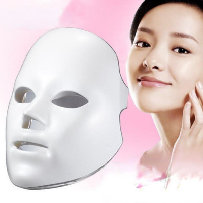 Beauty Photon LED Facial Mask Therapy 7 Colours Light Skin Care Rejuvenation Бръчки Премахване на акне Лице Beauty Treatment Devices