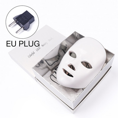 Μάσκα προσώπου 7 χρωμάτων Light LED Αναζωογόνηση δέρματος Μάσκα LED Φωτοθεραπεία Περιποίηση προσώπου Beauty Anti Acne Λευκαντική Μάσκα αφαίρεσης ρυτίδων