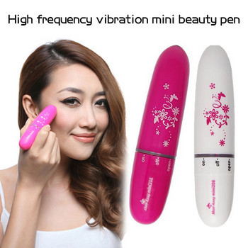 Στυλό μασάζ Mini Eye Vibrator Touches Cosmetic Instrument Φορητή ηλεκτρική συσκευή Dark Circle Facials Vibration SS