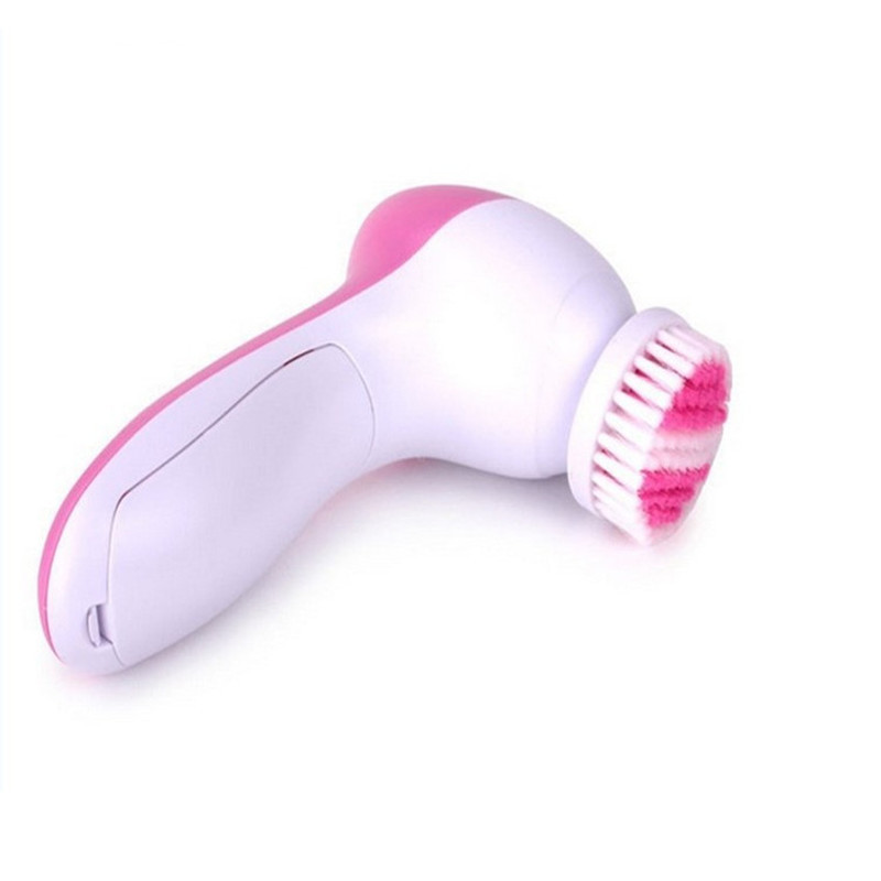 Βούρτσα καθαρισμού προσώπου 5 σε 1 Ηλεκτρικό όργανο καθαρισμού προσώπου σιλικόνης βαθύς καθαρισμός καθαρισμού πόρων Εργαλείο περιποίησης προσώπου μασάζ προσώπου