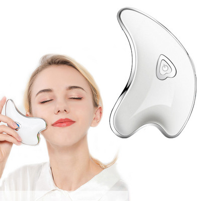 Face Lift Guasha Masszírozó Elektromos Facial Lifting Nyak Guasha Masszírozó Feszesítő Bőr Ránctalanító Arc Bőrkaparó Lemez eszközök