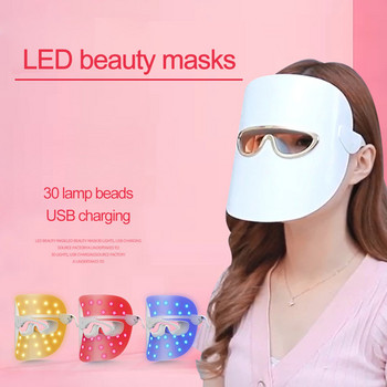 Wakeforyou Colors Led Facial Mask Led Korean Photon Therapy Face Mask Machine Light Therapy Acne Mask Neck Beauty Led Mask New