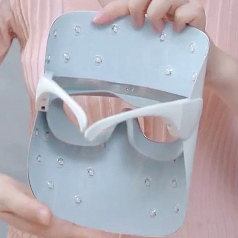 Wakeforyou Colors Led Facial Mask Led Korean Photon Therapy Face Mask Machine Light Therapy Acne Mask Neck Beauty Led Mask New