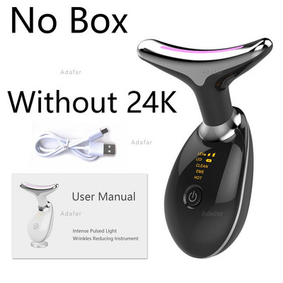 Kael Näo Iluseade LED-fotoonteraapia Nahk pinguldab Vähendab Topeltlõua Kortsudevastane Eemaldaja Lifting Massager 24K Hooldustööriistad