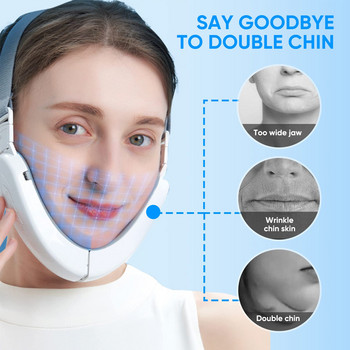 EMS Face Lifting Machine Double Chin Remover Face Slimmer V Line Jaw Face Lift Συσκευή σύσφιξης προσώπου Μασάζ με δόνηση προσώπου