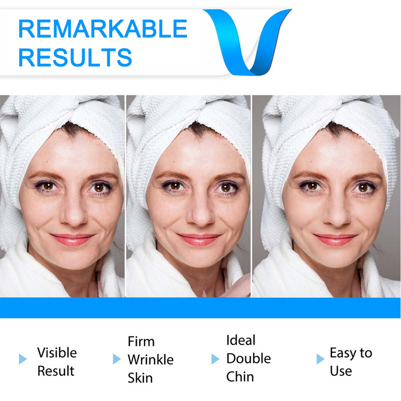 EMS veido pakėlimo mašina dvigubo smakro šalinimo priemonė, skirta plonesniam V linijos žandikaulio veido patempimui, odos stangrinimo prietaisas, veido vibracijos masažuoklis