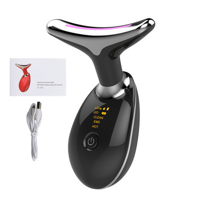Συσκευή ανύψωσης προσώπου λαιμού EMS Microcurrent Vibration Face Massager Σύσφιξη κατά των ρυτίδων αφαίρεση σύσφιξης Εργαλεία περιποίησης δέρματος