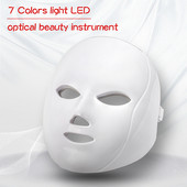 Μάσκα προσώπου 7 χρωμάτων Light LED με Αναζωογόνηση του δέρματος του λαιμού Μάσκα θεραπείας κατά της γήρανσης του δέρματος Hifu Face Skin Care Beauty Machine