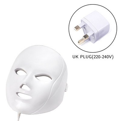 Μάσκα προσώπου 7 χρωμάτων Light LED με Αναζωογόνηση του δέρματος του λαιμού Μάσκα θεραπείας κατά της γήρανσης του δέρματος Hifu Face Skin Care Beauty Machine