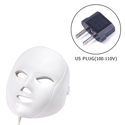 Μάσκα προσώπου 7 χρωμάτων Light LED με Αναζωογόνηση του δέρματος του λαιμού Μάσκα θεραπείας κατά της γήρανσης του δέρματος Hifu Face Skin Care Beauty Machine