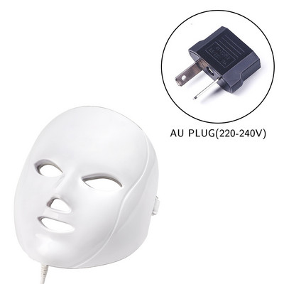 Μάσκα προσώπου 7 χρωμάτων Light LED με Αναζωογόνηση του δέρματος του λαιμού Μάσκα θεραπείας κατά της γήρανσης του δέρματος Hifu Face Skin Care Beauty Machine