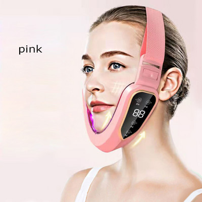 Facial Lifting Massager LED Photon Therapy Face Slimming Vibration Massage Double Chin σε σχήμα V Cheek Skin Tighten Care Device