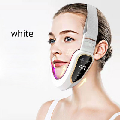 Facial Lifting Massager LED Photon Therapy Face Slimming Vibration Massage Double Chin σε σχήμα V Cheek Skin Tighten Care Device
