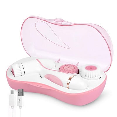 Četka za čišćenje lica s 3 dvosmjerne vrtljive glave četke Vodootporni Face Spa sustav Masažer za dubinsko čišćenje kože